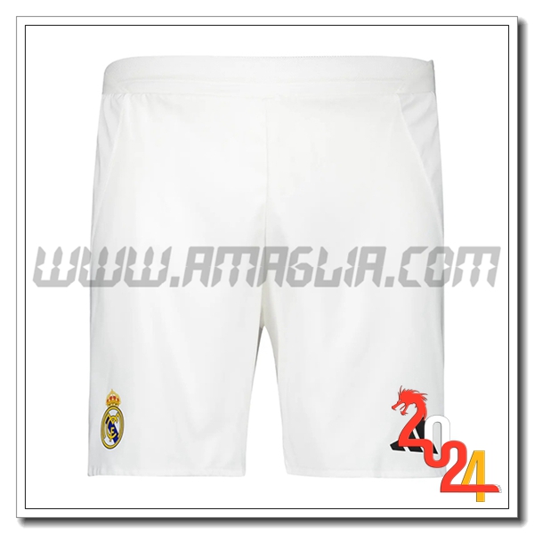 Prima Pantaloncini Calcio Real Madrid 2024 2025