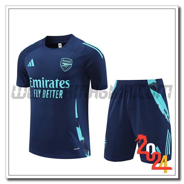Kit Maglia Allenamento Arsenal Blu Reale 2024 2025
