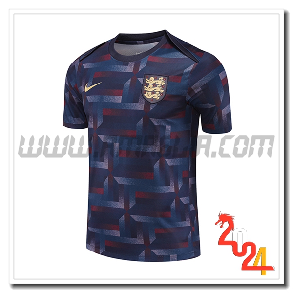 T Shirt Allenamento Inghilterra Blu Scuro 2024 2025