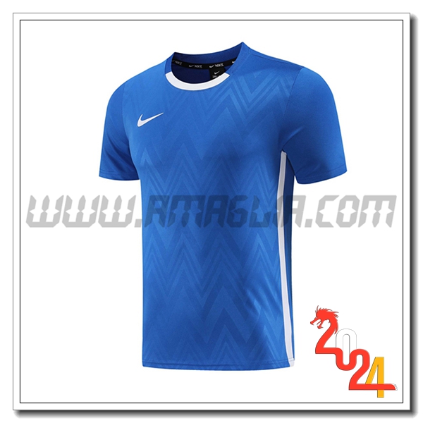 T Shirt Allenamento Nike Blu 2024 2025 -02