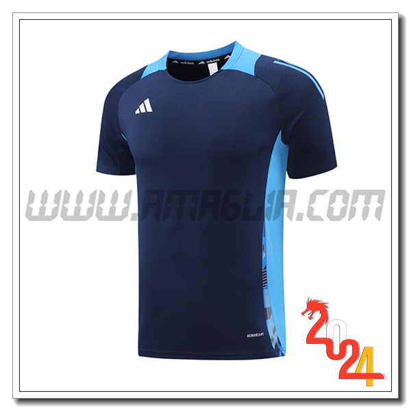T Shirt Allenamento Adidas Blu Reale 2024 2025