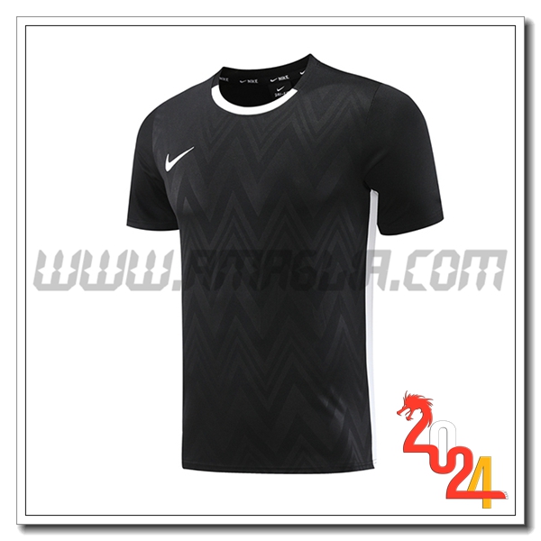 T Shirt Allenamento Nike Nero/Bianco 2024 2025 -02