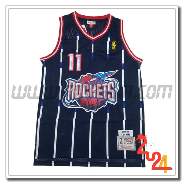 Maglia Houston Rockets (YAO #11) 2024/25 Blu/Bianco