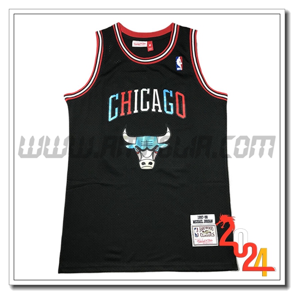 Maglia Chicago Bulls (JORDAN #23) 2024/25 Nero -03