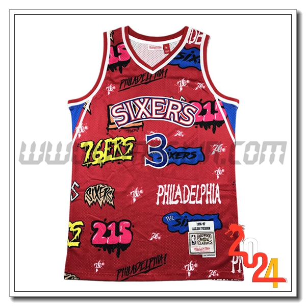 Maglia Philadelphia 76ers (WERSON #3) 2024/25 Rosso