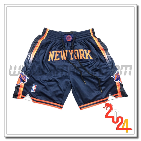 Pantaloncini NBA New York Knicks 2024/25 Blu Scuro