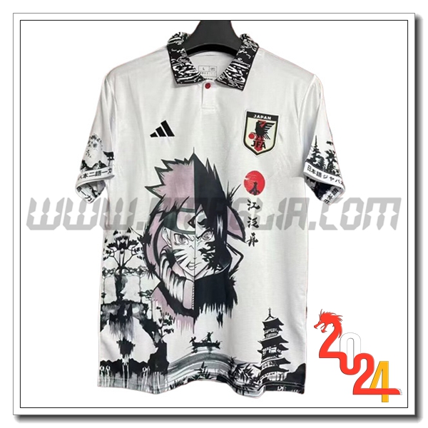 Maglia Squadra Giappone Special Edition Naruto 2024 2025 Bianco