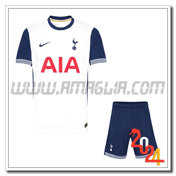 Kit Maglia Tottenham Hotspur Prima + Pantaloncini 2024 2025