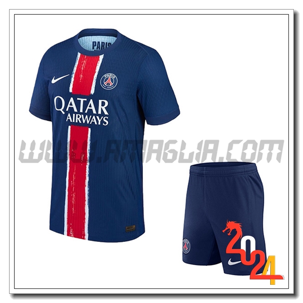 Kit Maglia PSG Prima + Pantaloncini 2024 2025