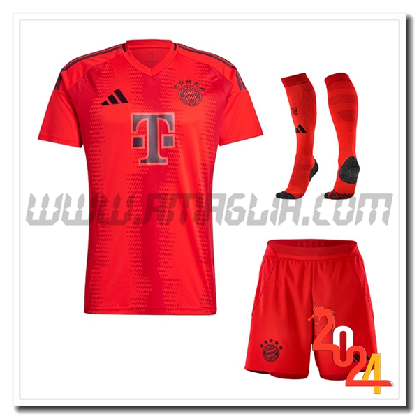 Kit Maglia Bayern Monaco Prima (Pantaloncini + Calzini) 2024 2025