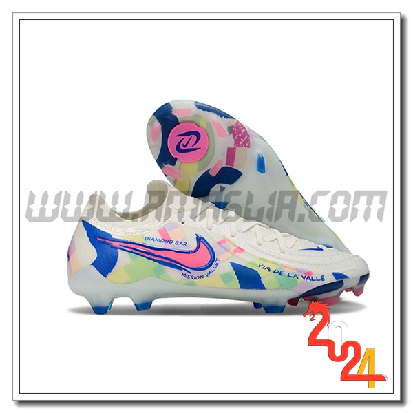 Nike Scarpe Da Calcio Phantom Luna Elite NU FG Bianco/Blu/Rosa -05