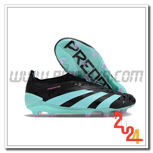 Adidas Scarpe Da Calcio PREDATOR ELITE LACELESS BOOTS FG Nero/Blu