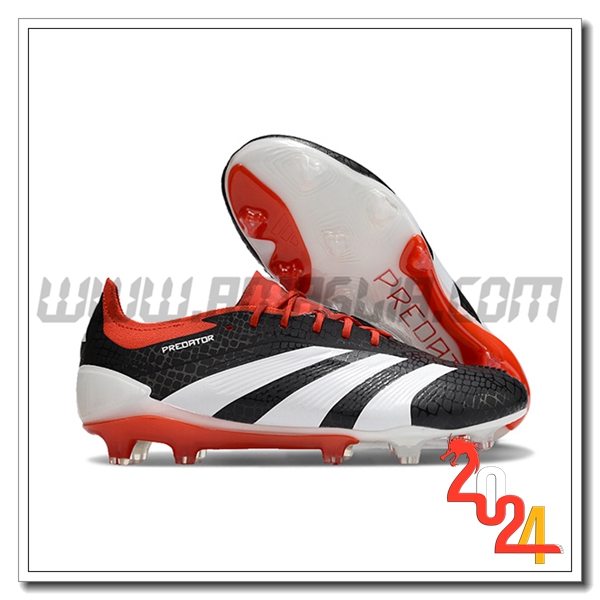 Adidas Scarpe Da Calcio Predator Elite FG Bianco/Nero/Rosso
