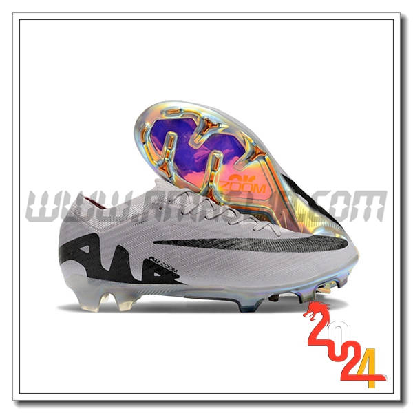 Nike Scarpe Da Calcio AIR Zoom Mercurial Vapor 15 Elite XXV FG Grigio/Nero