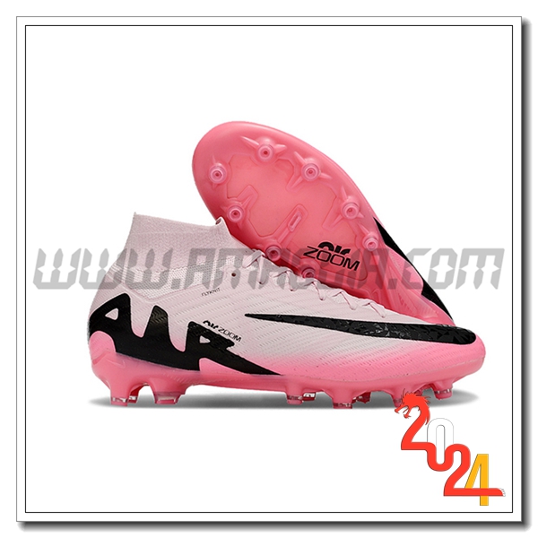 Nike Scarpe Da Calcio Air Zoom Mercurial Superfly IX Elite AG Rosa/Nero