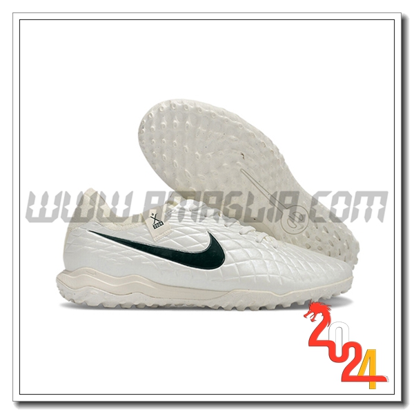Nike Scarpe Da Calcio Tiempo Legend X PRO TF Bianco/Nero