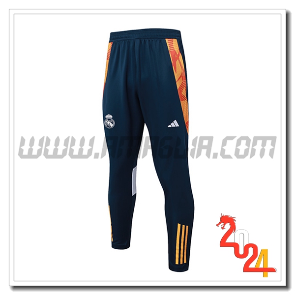 Pantaloni Da Allenamento Real Madrid Giallo/Blu 2024 2025