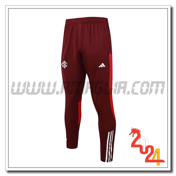 Pantaloni Da Allenamento Brasile Rosso 2024 2025