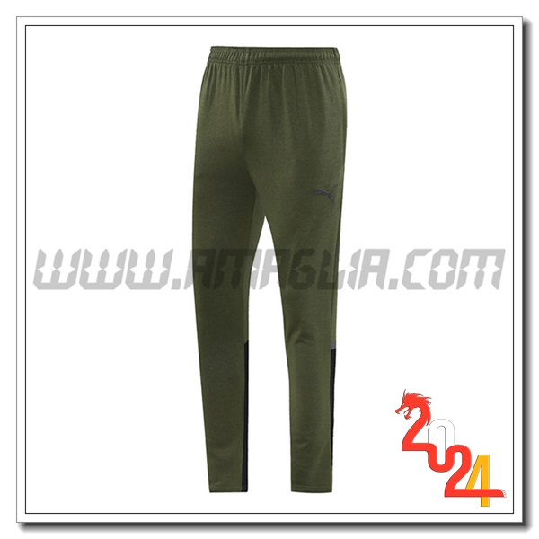 Pantaloni Da Allenamento PUMA Verde/Nero 2024 2025