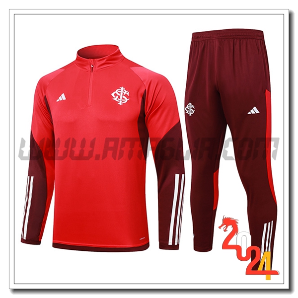 Tuta Allenamento Brasile Rosso 2024 2025