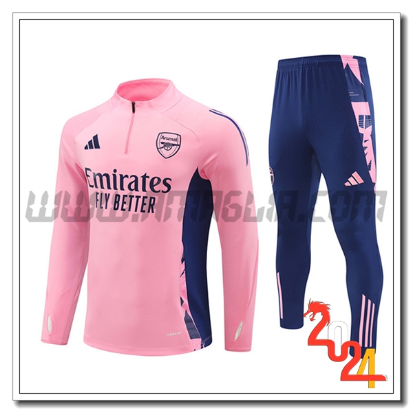Tuta Allenamento Arsenal Rosa/Blu 2024 2025
