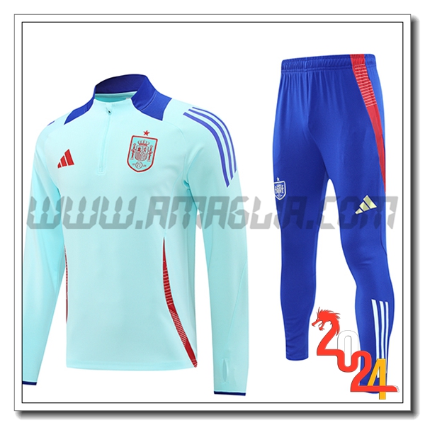 Tuta Allenamento Spagna Azzurrou 2024 2025