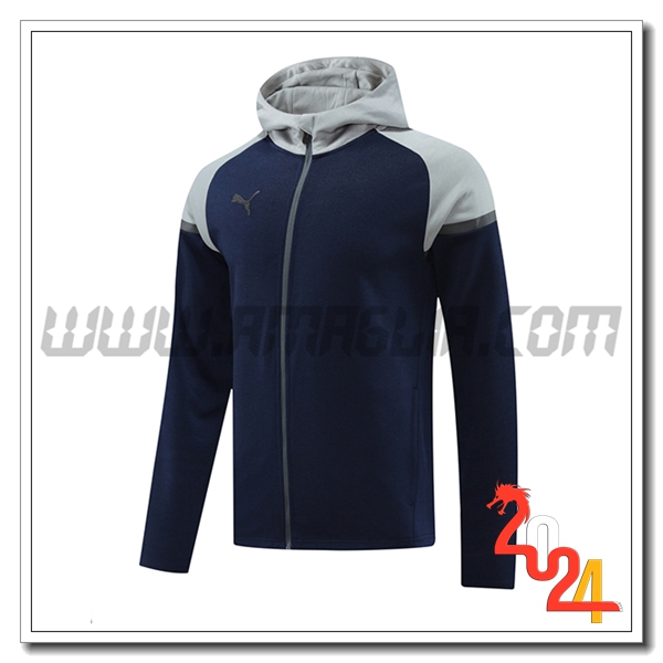 Giacca Con Cappuccio PUMA Blu Reale 2024 2025