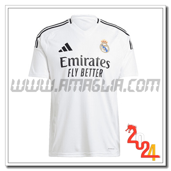 Real Madrid Prima Nuovo Maglia Calcio 2024 2025