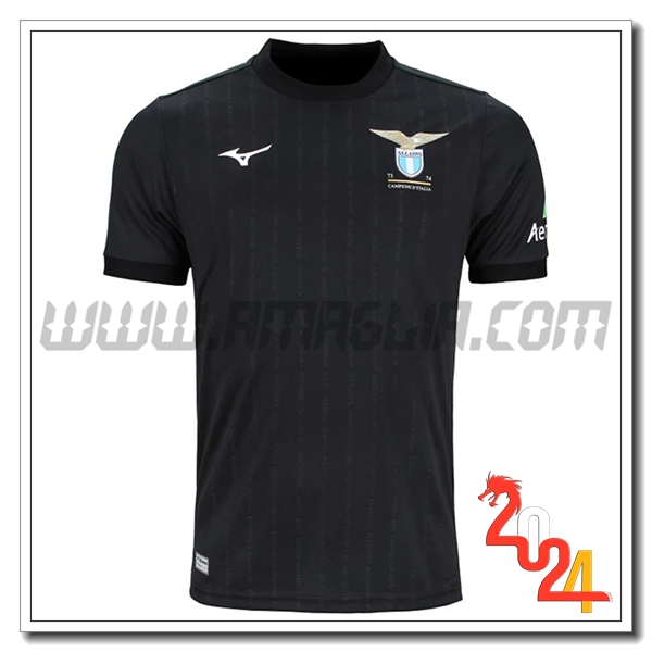 Maglia Calcio SS Lazio 50th Anniversary Champion Edition Nero