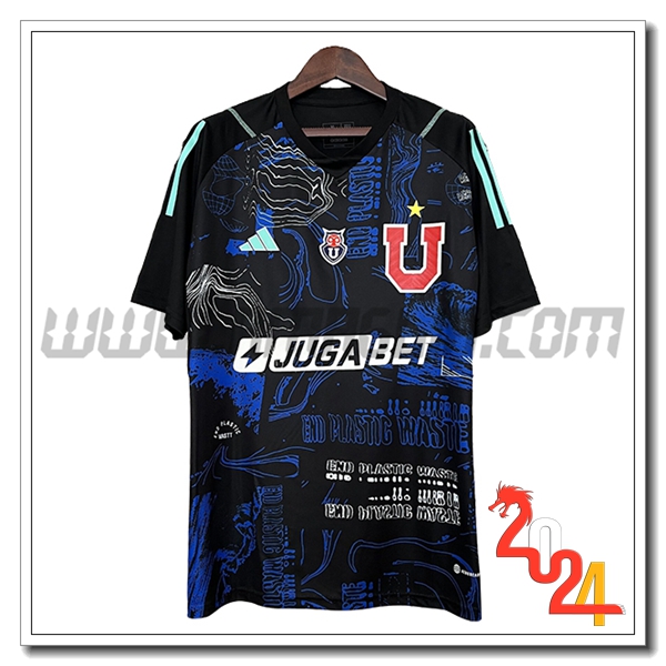 Maglia Calcio Portiere Universidad De Chile 2024 2025 Nero