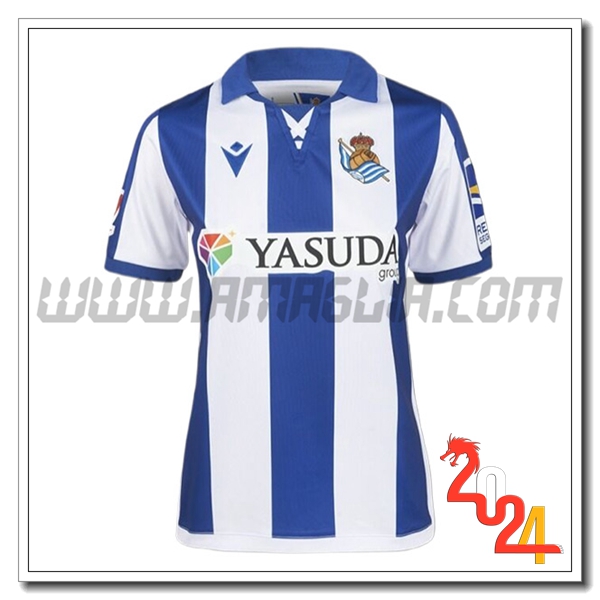 Nuovo Maglia Calcio Real Sociedad Donne Prima 2024 2025