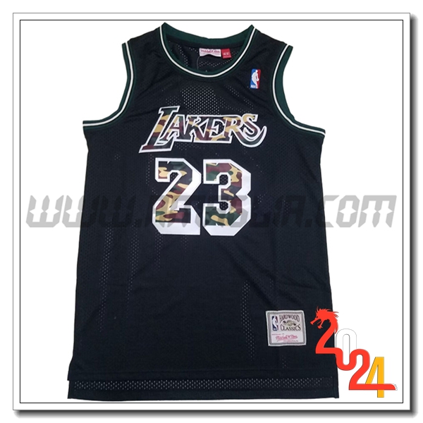 Maglia Los Angeles Lakers (JAMES #23) 2024/25 Nero
