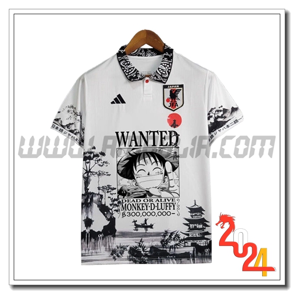 Maglia Squadra Giappone Special Edition 09 2024 2025 Bianco/Nero