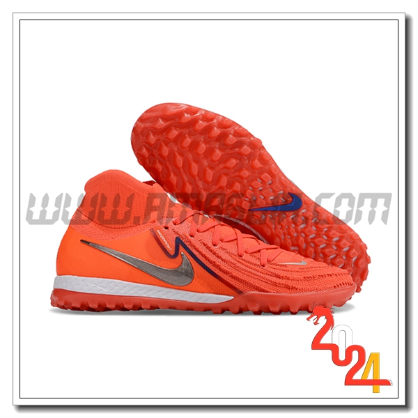 Nike Scarpe Da Calcio Phantom Luna Elite NU TF Arancia/Grigio -02
