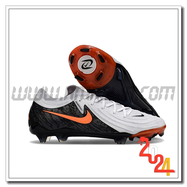 Nike Scarpe Da Calcio Phantom Luna Elite NU FG Bianco/Nero/Arancia -03