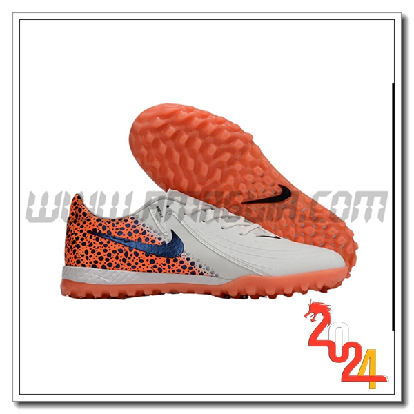 Nike Scarpe Da Calcio Phantom GX II ACAD LV8 TF Bianco/Arancia/Nero