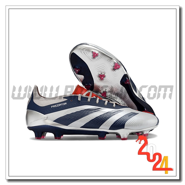 Adidas Scarpe Da Calcio Predator Elite FG Grigio/Blu
