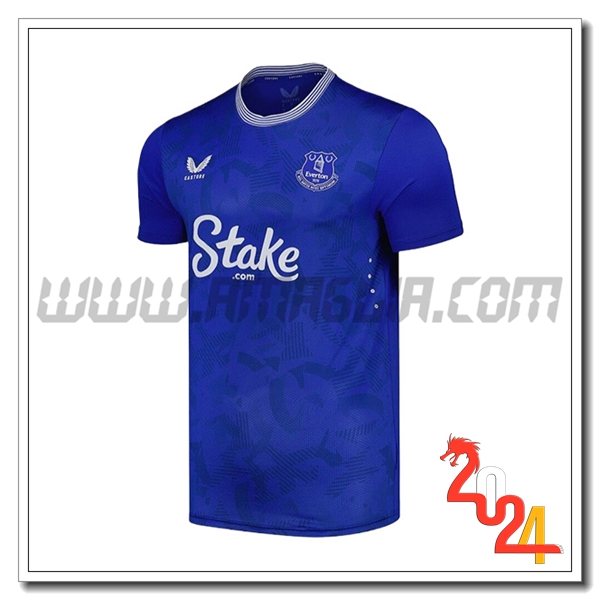 Everton Prima Maglia Calcio 2024 2025 Verde