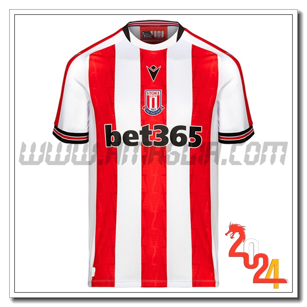Stoke City Prima Maglia Calcio 2024 2025