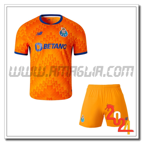 Nuovo Kit Maglia FC Porto Bambino Seconda 2024 2025