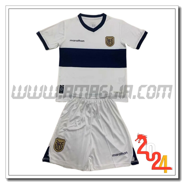 Kit Maglia Ecuador Bambino Seconda 2024 2025