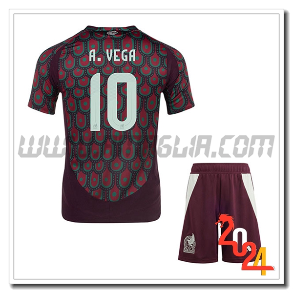 Prima Maglia Squadra Messico A.VEGA #10 2024 2025