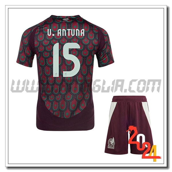 Prima Maglia Squadra Messico U.ANTUNA #15 2024 2025