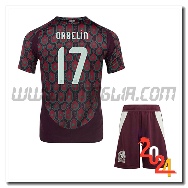 Prima Maglia Squadra Messico ORBELIN #17 2024 2025