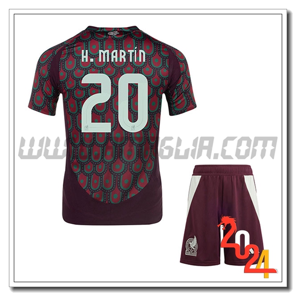 Prima Maglia Squadra Messico H.MARTIN #20 2024 2025