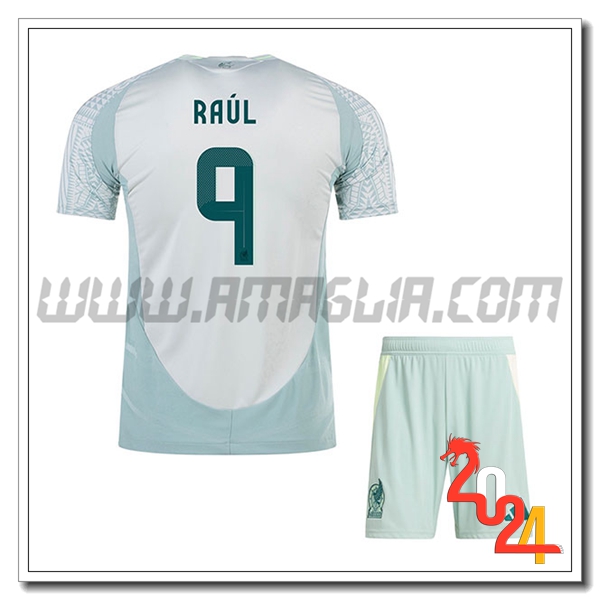 Seconda Maglia Squadra Messico RAUL #9 2024 2025