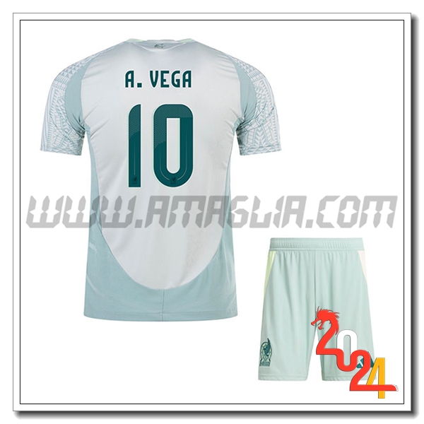 Seconda Maglia Squadra Messico A.VEGA #10 2024 2025