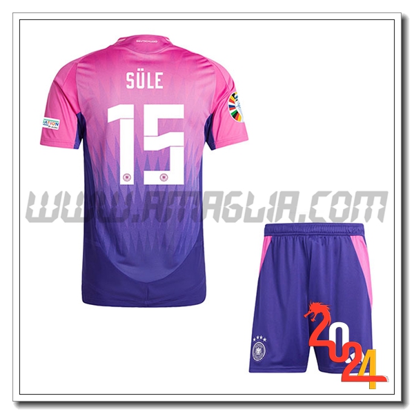 Seconda Maglia Squadra Germania Bambino SULE #15 2024 2025