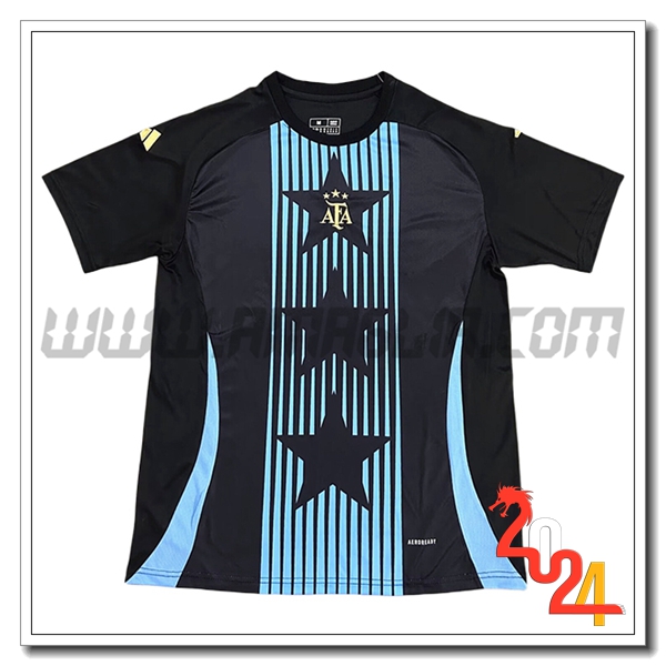 T Shirt Allenamento Argentina Nero/Blu 2024 2025