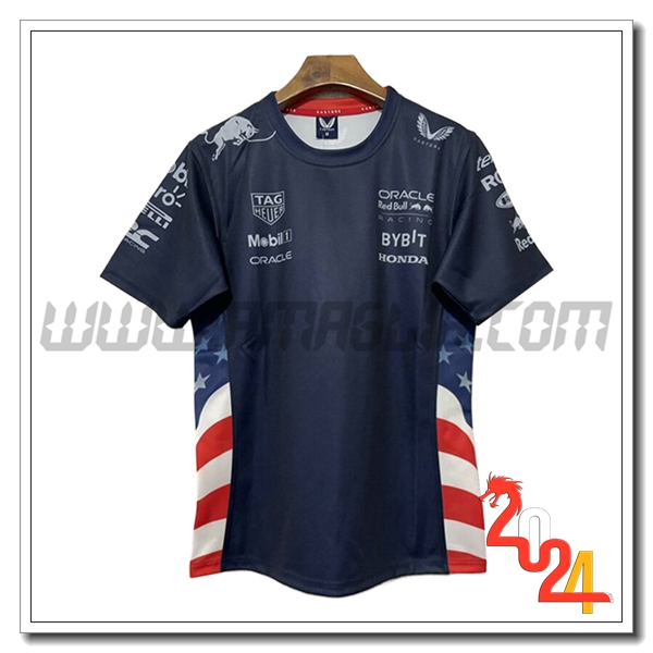 Maglietta F1 RedBull Racing Team Blu/Bianco/Rosso 2024